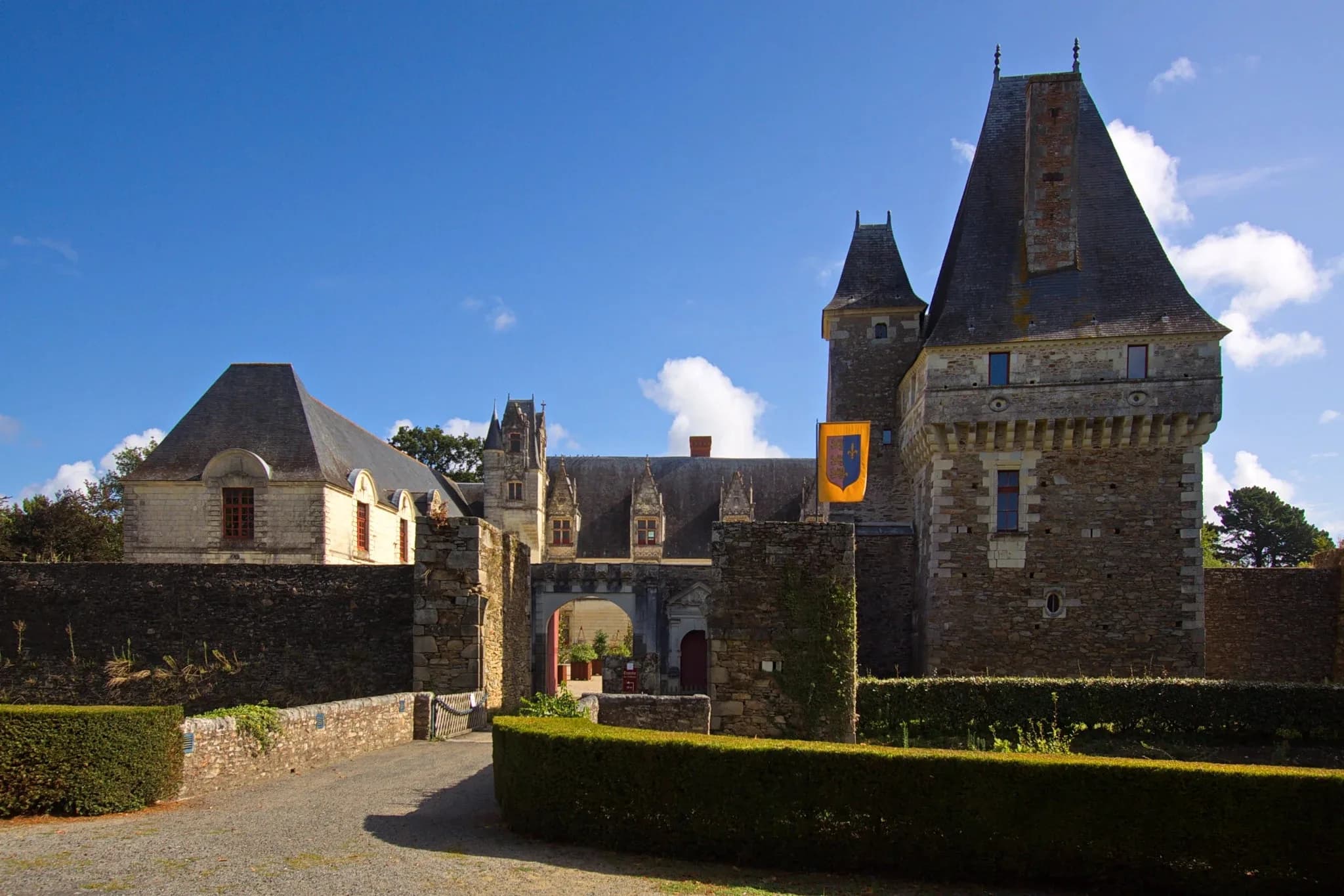 ロワールのChateau de Goulaine。世界で最も古くから継続して操業するワイナリーの一つ。