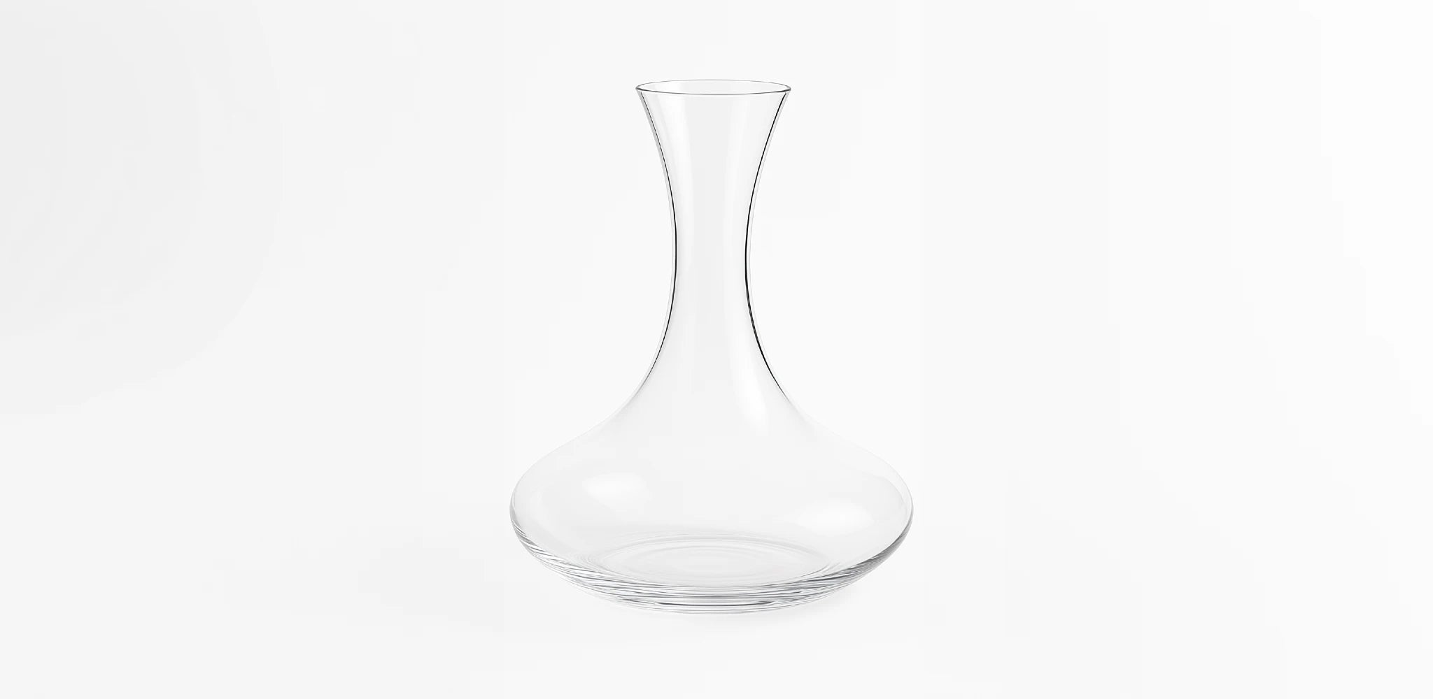 Gently pour the wine down the side of the decanter to maximize aeration and preserve clarity.