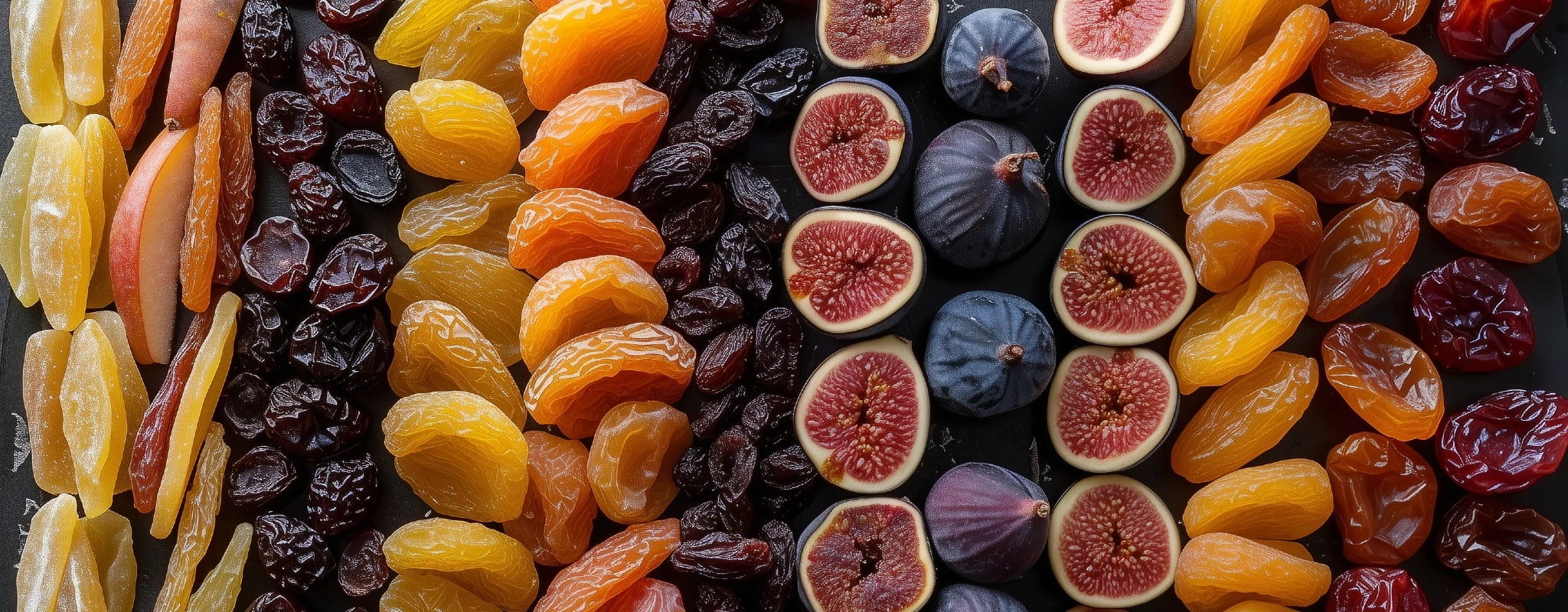 Dried fruit aromas signal concentration and maturity in wine. Notes of fig, raisin, prune, date, and dried apricot emerge through oxidation or long aging. They bring richness, warmth, and sweetness that balance evolved spice, nut, and earthy undertones.