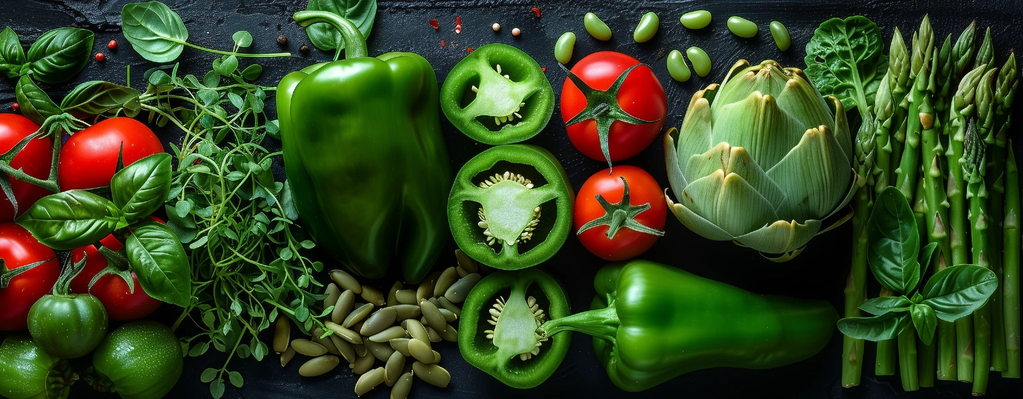 Vegetal aromas bring a green, savory dimension to wine. Scents of bell pepper, tomato leaf, asparagus, and green bean come from natural grape compounds that thrive in cooler climates. When balanced, they add freshness, complexity, and a distinct varietal signature.