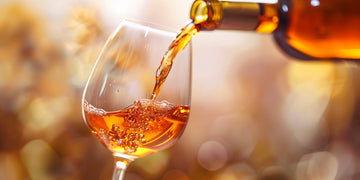 Skin-contact white wines with amber hues, gentle tannins, and complex, tea-like or savory notes.